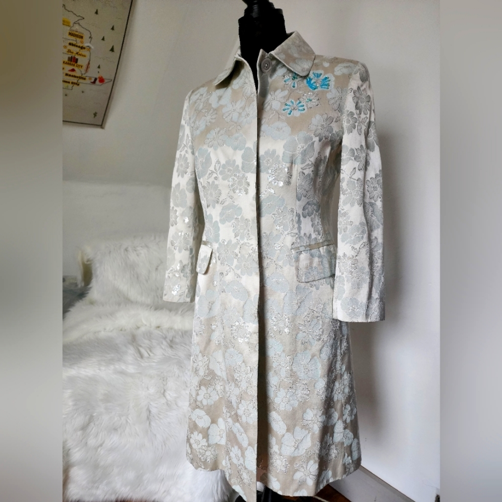 Banana Republic Vintage Floral Coat